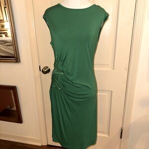 CATHERINE Catherine Malandrino Emerald Green Sleeveless Dress size M (6) EUC